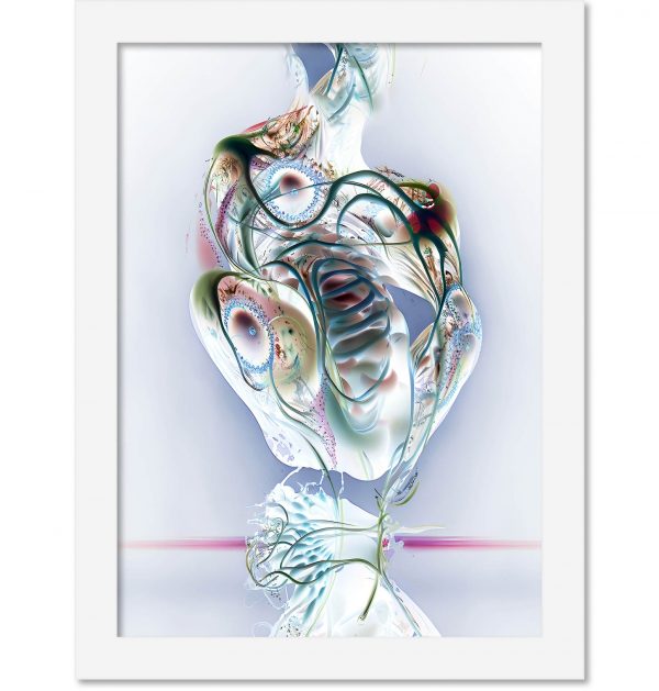 Synthetic Anatomies 1, by Mathias Vef, 2023 60x80 cm Fine Art Print on Hahnemühle Pearl Paper Edition of 5 Also Available in an Edition of 10 in 40x50 cm