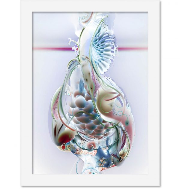 Synthetic Anatomies 3, by Mathias Vef, 2023 60x80 cm Fine Art Print on Hahnemühle Pearl Paper Edition of 5 Also Available in an Edition of 10 in 40x50 cm