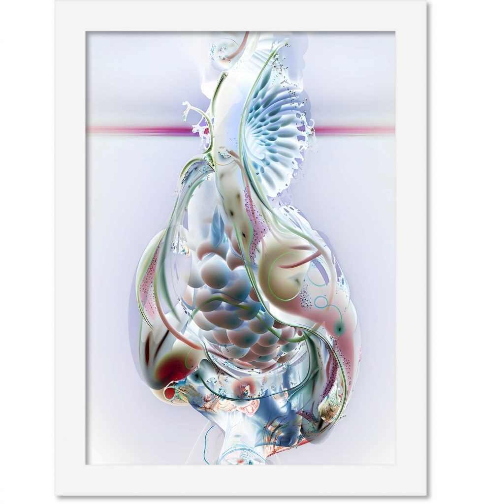 Synthetic Anatomies 3, by Mathias Vef, 2023 60x80 cm Fine Art Print on Hahnemühle Pearl Paper Edition of 5 Also Available in an Edition of 10 in 40x50 cm