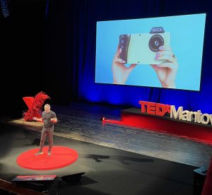 Mathias Vef @ TEDX Mantova speaking about NUCA