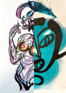 Mathias Vef & Nicole Srock.Stanley – Confluidity @ Fiona Bennet @ Art Week Berin