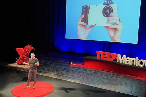 Mathias Vef @ TEDX Mantova speaking about NUCA
