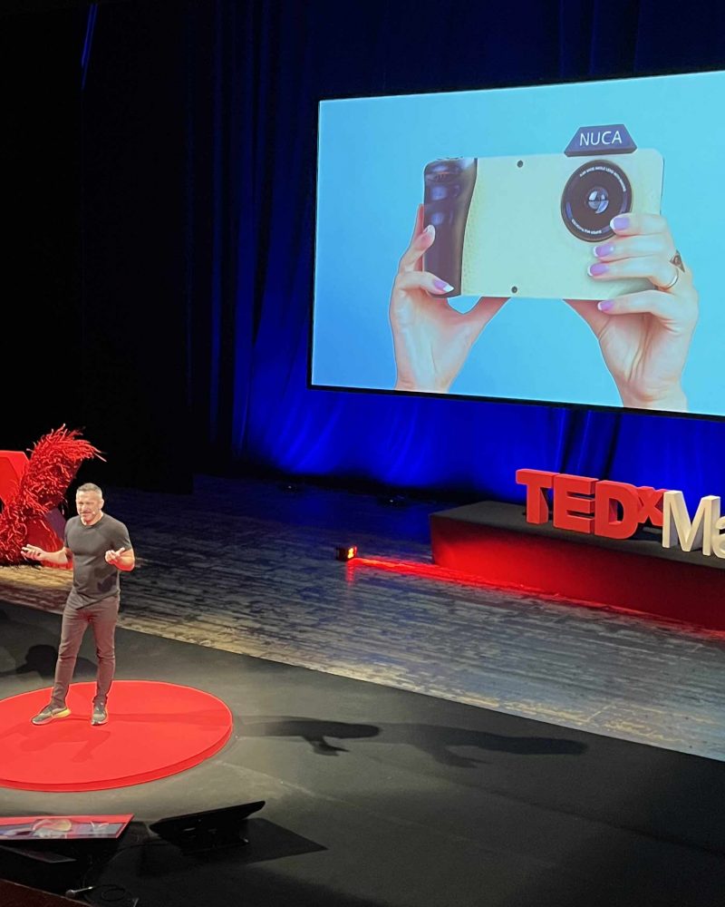 Mathias Vef @ TEDX Mantova speaking about NUCA